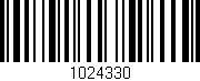 Código de barras (EAN, GTIN, SKU, ISBN): '1024330'