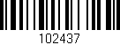 Código de barras (EAN, GTIN, SKU, ISBN): '102437'