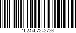 Código de barras (EAN, GTIN, SKU, ISBN): '1024407343736'