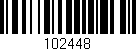 Código de barras (EAN, GTIN, SKU, ISBN): '102448'