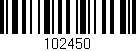 Código de barras (EAN, GTIN, SKU, ISBN): '102450'