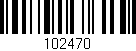 Código de barras (EAN, GTIN, SKU, ISBN): '102470'