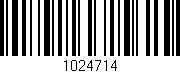 Código de barras (EAN, GTIN, SKU, ISBN): '1024714'