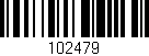 Código de barras (EAN, GTIN, SKU, ISBN): '102479'