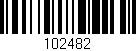 Código de barras (EAN, GTIN, SKU, ISBN): '102482'
