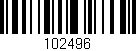 Código de barras (EAN, GTIN, SKU, ISBN): '102496'