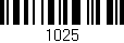 Código de barras (EAN, GTIN, SKU, ISBN): '1025'