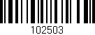 Código de barras (EAN, GTIN, SKU, ISBN): '102503'
