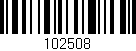Código de barras (EAN, GTIN, SKU, ISBN): '102508'
