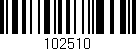 Código de barras (EAN, GTIN, SKU, ISBN): '102510'