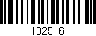 Código de barras (EAN, GTIN, SKU, ISBN): '102516'