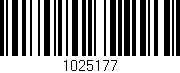 Código de barras (EAN, GTIN, SKU, ISBN): '1025177'