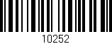 Código de barras (EAN, GTIN, SKU, ISBN): '10252'