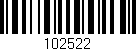 Código de barras (EAN, GTIN, SKU, ISBN): '102522'
