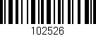 Código de barras (EAN, GTIN, SKU, ISBN): '102526'