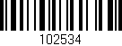 Código de barras (EAN, GTIN, SKU, ISBN): '102534'
