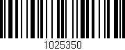 Código de barras (EAN, GTIN, SKU, ISBN): '1025350'
