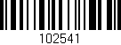 Código de barras (EAN, GTIN, SKU, ISBN): '102541'