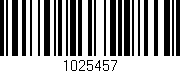 Código de barras (EAN, GTIN, SKU, ISBN): '1025457'