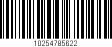 Código de barras (EAN, GTIN, SKU, ISBN): '10254785622'
