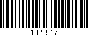 Código de barras (EAN, GTIN, SKU, ISBN): '1025517'