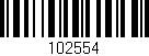 Código de barras (EAN, GTIN, SKU, ISBN): '102554'