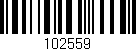 Código de barras (EAN, GTIN, SKU, ISBN): '102559'