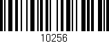 Código de barras (EAN, GTIN, SKU, ISBN): '10256'