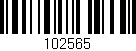 Código de barras (EAN, GTIN, SKU, ISBN): '102565'