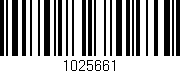 Código de barras (EAN, GTIN, SKU, ISBN): '1025661'