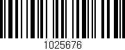 Código de barras (EAN, GTIN, SKU, ISBN): '1025676'