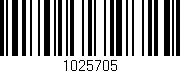 Código de barras (EAN, GTIN, SKU, ISBN): '1025705'