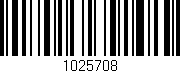 Código de barras (EAN, GTIN, SKU, ISBN): '1025708'