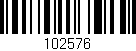 Código de barras (EAN, GTIN, SKU, ISBN): '102576'