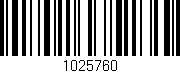 Código de barras (EAN, GTIN, SKU, ISBN): '1025760'