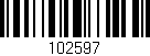 Código de barras (EAN, GTIN, SKU, ISBN): '102597'