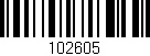 Código de barras (EAN, GTIN, SKU, ISBN): '102605'