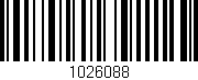 Código de barras (EAN, GTIN, SKU, ISBN): '1026088'
