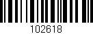 Código de barras (EAN, GTIN, SKU, ISBN): '102618'