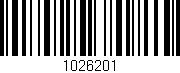 Código de barras (EAN, GTIN, SKU, ISBN): '1026201'