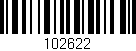 Código de barras (EAN, GTIN, SKU, ISBN): '102622'