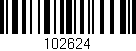 Código de barras (EAN, GTIN, SKU, ISBN): '102624'