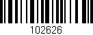 Código de barras (EAN, GTIN, SKU, ISBN): '102626'