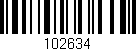Código de barras (EAN, GTIN, SKU, ISBN): '102634'