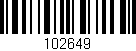 Código de barras (EAN, GTIN, SKU, ISBN): '102649'