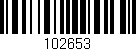 Código de barras (EAN, GTIN, SKU, ISBN): '102653'