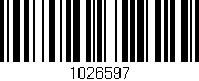 Código de barras (EAN, GTIN, SKU, ISBN): '1026597'