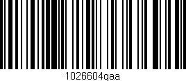 Código de barras (EAN, GTIN, SKU, ISBN): '1026604gaa'