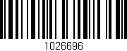 Código de barras (EAN, GTIN, SKU, ISBN): '1026696'