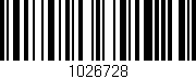 Código de barras (EAN, GTIN, SKU, ISBN): '1026728'